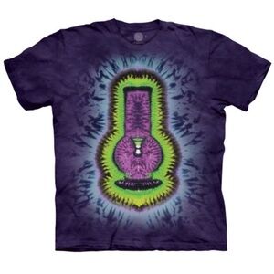 The Mountain Purple Tie Dyed Tee